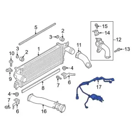 Kb3z-9d289-b Ford Genuine Vapor Hose