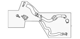 L1mz-6f072-b Ford Genuine Rear Duct