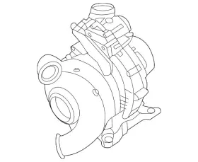 Lc4z-6k682-a Ford Genuine Turbocharger