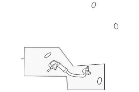 Mb3z-8k153-d Ford Genuine Tube Water Outlet