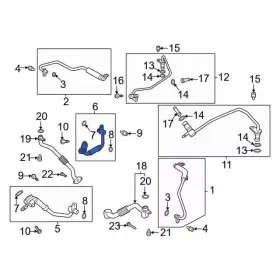 Ml3z-8k153-d Ford Genuine Water Outlet