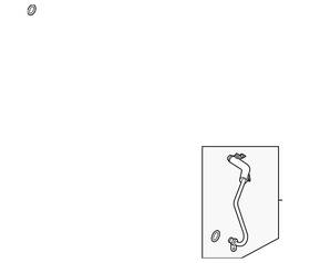 Ford N2dz-8a520-b Genuine Water Inlet Tube N2dz8a520b