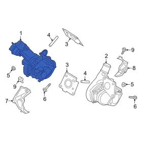 L1mz6k682c Ford Oe For Explorer 2020-2024 Right Turbocharger