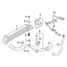 W500013s442 Ford Oe For Focus 2013-2018 Intercooler Pipe Bolt