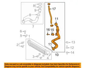 Hg9z6c646a Ford Oem 17-23 Escape Fusion Mkz Cooling Intercooler-air Duct