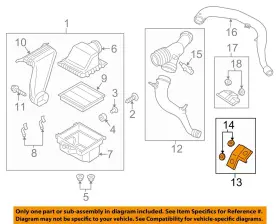 Hl3z9647b Ford Oem 17-23 Expedition Engine Air Intake-inlet Tube Mount Bracket