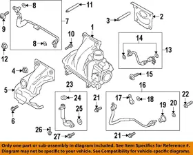 K2gz6n652b Ford Oem 19-23 Bronco Sport-oil Inlet Tube Gasket