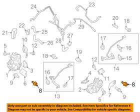 W714-867s900 Ford Oem Oem-turbo Turbocharger Mounting Bolt W714867s900