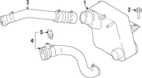 Pc3z-6c646-c Ford Genuine Inter-cooler Hose