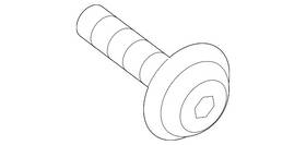Ford W720371-s437 Genuine Oil Feed Tube Bolt