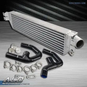 Alo596378 G-plus Twin Mount Intercooler Kit Fit For Vw Golf Mk5 Mk6 Gti Fsi Jetta 2.0t A3 Turbo