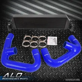 Alo841057 G-plus Fit For Volkswagen Golf R Gti Mk7 Twin Core Intercooler Blue Hose Upgrade Kit