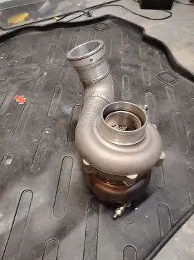877895-5009s Garrett G25-660 Turbocharger Internal Wastegate V-band In/out .72 Complete Setup