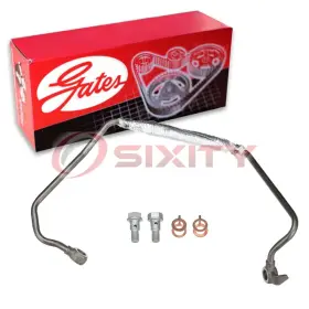 Sx-1122 Gates Turbocharger Oil Supply Line For 2011-2013 Buick Regal 2.0l L4 Air Lv