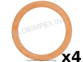 Lr046643 Genuine Land Rover For 2012-2017 Turbocharger Oil Line Seal Ring - Feed 4 Pcs