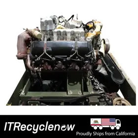12555506 Gm 6.5l V8 Turbo Diesel Engine Humvee Military Pull Hmmwv - For Parts