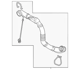 19420422 Gm Genuine Inter-cooler Hose