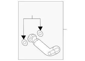 28290067 Gm Genuine Turbocharger Coolant Feed Pipe
