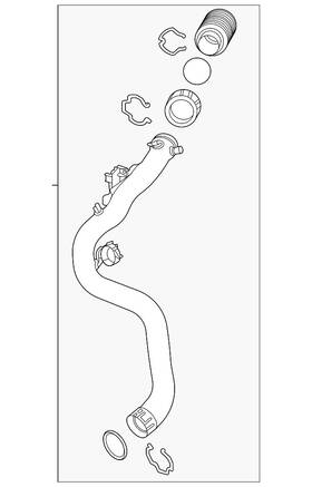 Gm 60008603 Genuine Inter-cooler Hose