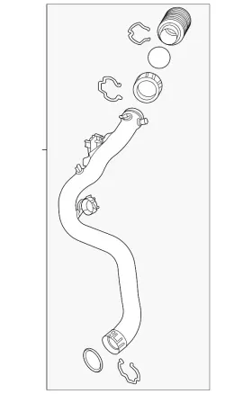 60008603 Gm Genuine Inter-cooler Hose