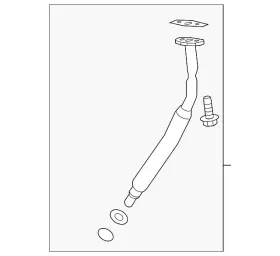 12626643 Gm Genuine Parts Turbocharger Oil Return Hose