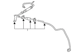 55569226 Gm Genuine Parts Turbocharger Coolant Return Pipe