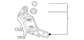 84399883 Gm Genuine Parts Passenger Side Charge Air Cooler Bracket
