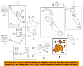 12696460 Gm Oem 16-19 Ct6 Engine Turbocharger Components-turbocharger