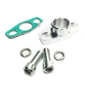 Godspeed Project Ac-069 Rev9 Turbo Oil Drain Flange Adaptor 1/2 Npt Fits Garrett Gt25r Gt28r Gt30r Gt35r