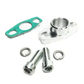 Ac-069 Godspeed Project Rev9 Turbo Oil Drain Flange Adaptor 1/2 Npt Fits Garrett Gt25r Gt28r Gt30r Gt35r
