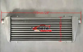 C5d8 Gpi Racing 28 Inch W X 9 H Fmic Universal Aluminum Turbo Intercooler 2.25 In/outlet Tube And Fin