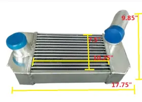 Esr1676 Gpi Racing Fit Land Rover Defender 200tdi 90sv Discovery 2.5l Turbo Aluminum Intercooler