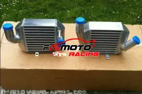 Z8m5 Gpi Racing A Pair Front Side Mount Intercooler For Audi A4 B5 S4 Rs4 Allroad A6 C5 2.7 Bi-t