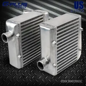 02ocb0020asl Gplusmotor Fit For 90-96 Nissan 300zx Twin Turbo Dual Side Mount Aluminum Intercoolers