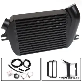 E-02ocb1813abk Grandorange Top Mount Intercooler Upgrade Bolt On Black Fit For 2008-2014 Impreza Wrx Ej25
