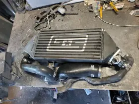 Grm090010 Grimm Speed Grimmspeed Black Top Mount Intercooler Fits Subaru Wrx 2008-2014 With Cobb Bov