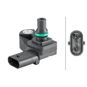 358152401 Hella Sensor Boost Pressure 3 Pin Connector Bolted