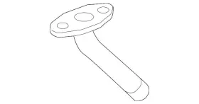 15540-6a0-a00 Honda Genuine Turbocharger Oil Line