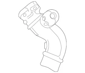 17280-6b2-a00 Honda Genuine Outlet Pipe