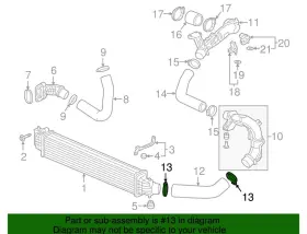 17317-6a0-a01 Honda Genuine Outlet Hose Clamp