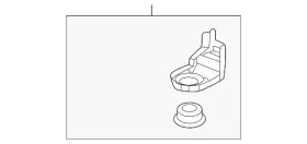 19701-64a-a00 Honda Genuine Inter-cooler Mount Bracket 19701-64a-a00 Honda Genuine Inter-cooler Mount Bracket