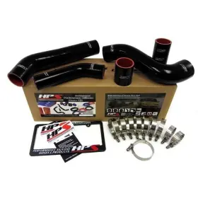 57-1228-blk Hps Performance Black Reinforced Silicone Intercooler Hose Kit F
