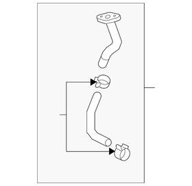 Hyundai 28245-2c401 Genuine Turbocharger Oil Line