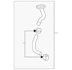 28245-2c401 Hyundai Genuine Turbocharger Oil Line