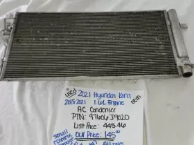 97606j9020 Hyundai 2021 Kona Ac Condenser 1.6l Eng 2018-2021