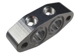 Ict Billet 551591 Turbo Ls Oil Supply Adapter With Cooler