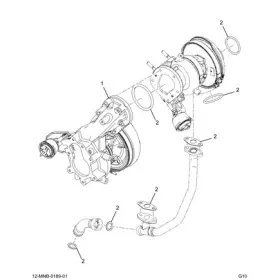 5011058r92 International Trbochgr Kit Reman Turbo Low