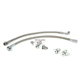 5231fd Ispeedytech 4an Turbo Oil Feed Line Kit For Bmw 135i 335i 535i Z4 X6 Twin Td03 Td04 Turbos