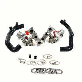 49137-07051 Jdmpartshop 2.0 Inch Inlet Silicone 17t Td04 Twin Turbos For Bmw 135i 335i 535i 535xi Z4 N54