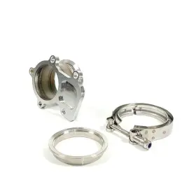 Aad050us Jdmpartshop 2.5 Inch To 5 Bolts Turbocharger Flange For Cummins Holset Wh1c Hx35 Hx35w Turbo